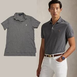 Polo Ralph Lauren S Men’s Gray Polo Shirt | Short Sleeve, Classic Fit